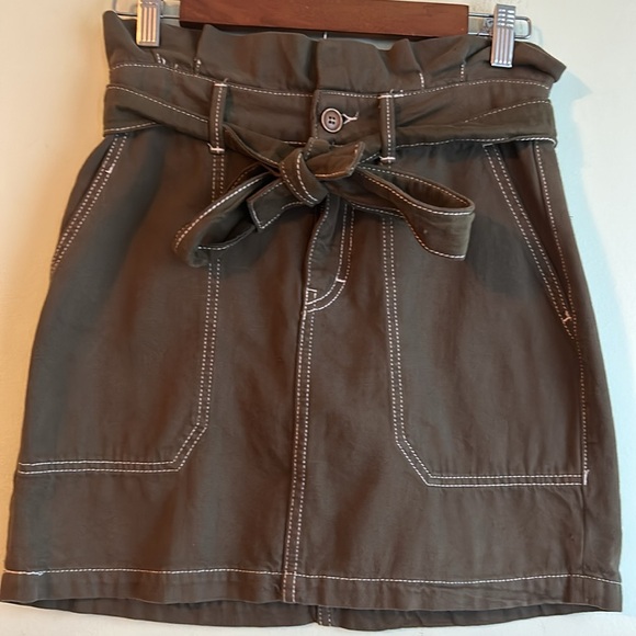 Free People Paper Bag Tie Waist Skirt - Picture 7 of 8